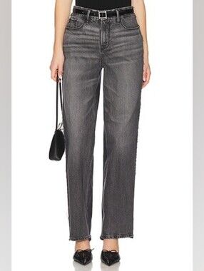 Good American Washed Black Good 90s Two Tone Jeans in Black365 NWT